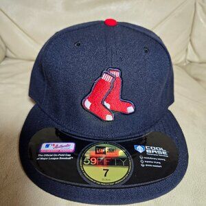 Boston Red Sox New Era MLB 59Fifty Baseball Cap Hat Sizes  6-7/8  7-7/8,  8
